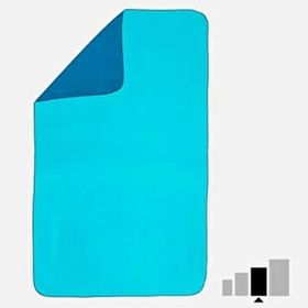 Decathlon 80x130 cm Mavi Yeşil L Çift Taraflı Mikrofiber Havlu