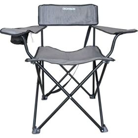 Decathlon 90 kg Gri Katlanır Kamp Sandalyesi