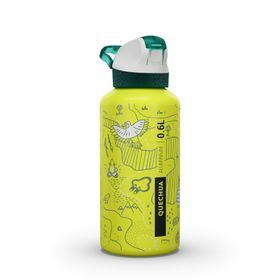 Decathlon 900 Quechua Pipetli 0,6 lt Grafik Desenli Outdoor Alüminyum Matara