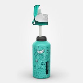 Decathlon 900 Quechua Pipetli 0,6 lt Grafik Desenli Outdoor Alüminyum Matara