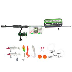 Decathlon Albastar 2000 Balıkçılık Çocuklar için 167 cm Olta Takımı Malzeme Seti