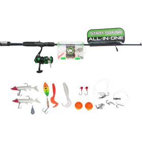 Decathlon Albastar 2000 Balıkçılık Çocuklar için 167 cm Olta Takımı Malzeme Seti
