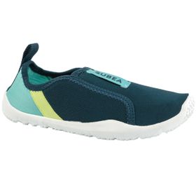 Decathlon Aquashoes 120 Subea Lacivert Sarı Çocuk Deniz Ayakkabısı