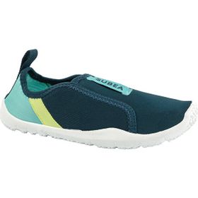 Decathlon Aquashoes 120 Subea Lacivert Sarı Çocuk Deniz Ayakkabısı