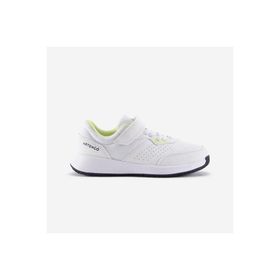 Decathlon Artengo Beyaz Sarı Essentiel Kd Çocuk Cırt Cırtlı Tenis Ayakkabısı
