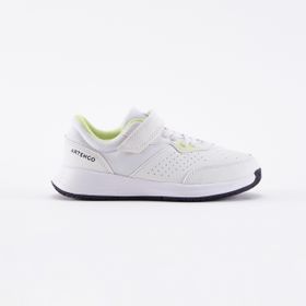 Decathlon Artengo Beyaz Sarı Essentiel Kd Çocuk Cırt Cırtlı Tenis Ayakkabısı