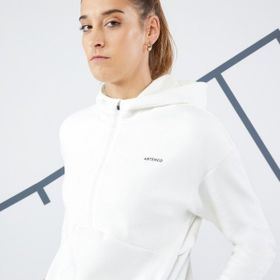 Decathlon Artengo Dry 900 Kırık Beyaz Kadın Tenis Sweatshirt