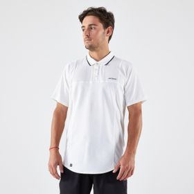 Decathlon Artengo Erkek Kısa Kollu Polo Tenis Beyaz T-shirt