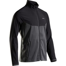 Decathlon Artengo Erkek Siyah Gri Essential Tenis Eşofman Üstü