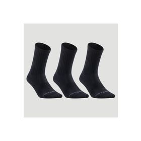 Decathlon Artengo RS 500 Siyah Uzun Konçlu 3'lü Spor Çorabı
