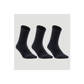 Decathlon Artengo RS 500 Siyah Uzun Konçlu 3'lü Spor Çorabı