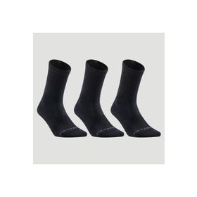 Decathlon Artengo RS 500 Siyah Uzun Konçlu 3'lü Spor Çorabı
