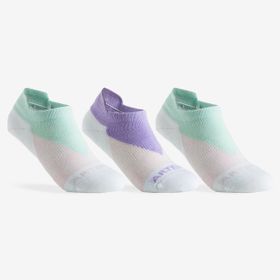 Decathlon Artengo RS160 Kısa Konç 3 Çift Pembe Beyaz Unisex Tenis Çorabı