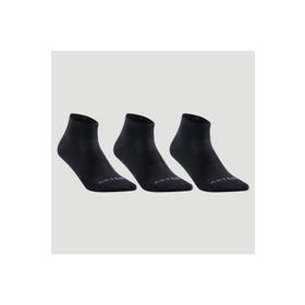 Decathlon Artengo Rs500 Mid 3 Çift Orta Boy Konçlu Siyah Spor Çorabı