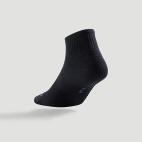 Decathlon Artengo Rs500 Mid 3 Çift Orta Boy Konçlu Siyah Spor Çorabı