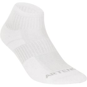 Decathlon Artengo RS500 Orta Boy Beyaz 3'lü Yetişkin Spor Çorabı
