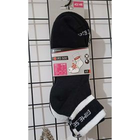 Decathlon Artengo RS500 Siyah 3 Çift Kısa Konç Unisex Tenis Çorabı