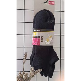 Decathlon Artengo RS500 Siyah 3 Çift Kısa Konç Unisex Tenis Çorabı