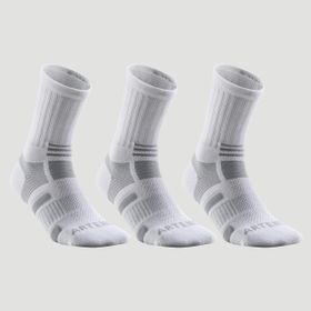Decathlon Artengo RS560 Beyaz Gri 3'lü Paket Çorap