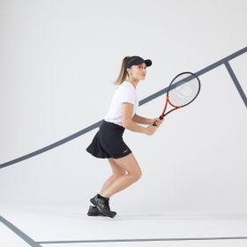 Decathlon Artengo Siyah Essentiel 100 Kadın Tenis Eteği