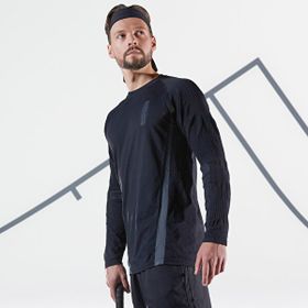 Decathlon Artengo Siyah Thermic Erkek Uzun Kollu Tenis T-Shirt