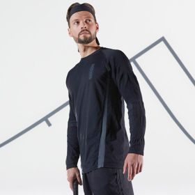 Decathlon Artengo Siyah Thermic Erkek Uzun Kollu Tenis T-Shirt