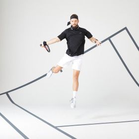 Decathlon Artengo Siyah Tpo Dry Polo Tenis Erkek T-shirt