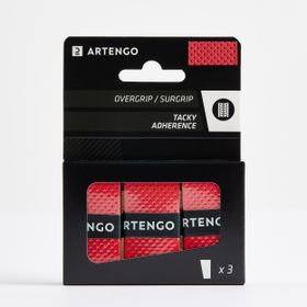 Decathlon Artengo Tacky Kırmızı 3 Adet Tenis Overgrip