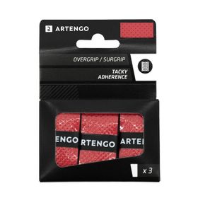 Decathlon Artengo Tacky Kırmızı 3 Adet Tenis Overgrip