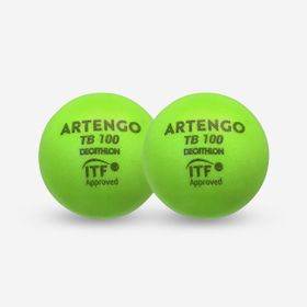 Decathlon Artengo TB100 Yeşil 2x9 cm Sünger Tenis Topu