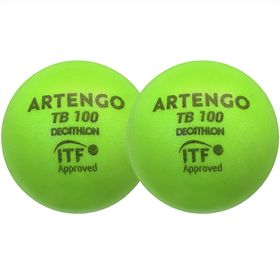 Decathlon Artengo TB100 Yeşil 2x9 cm Sünger Tenis Topu