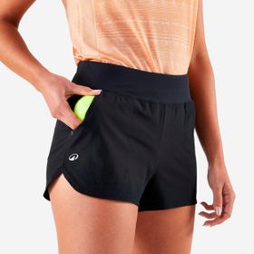 Decathlon Artengo TSH Light Siyah Kadın Tenis Şortu