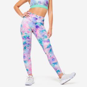 Decathlon Baskılı 520 Domyos Kadın Fitness Kardiyo Taytı