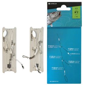 Decathlon Caperlan Balıkçılık 2 İğneli No: 1 SYMB HVY Surf Hazır Takım