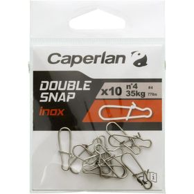Decathlon Caperlan X10 Double Snap Paslanmaz Çelik Balıkçılık Klipsi