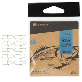 Decathlon Caperlan X10 Double Snap Paslanmaz Çelik Balıkçılık Klipsi