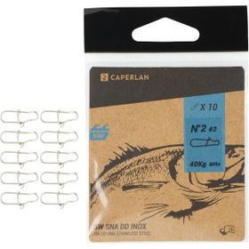 Decathlon Caperlan X10 Double Snap Paslanmaz Çelik Balıkçılık Klipsi