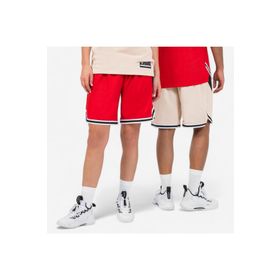 Decathlon Çift Yönlü Kırmızı Bej Sh 500 Tarmak Yetişkin Basketbol Şortu