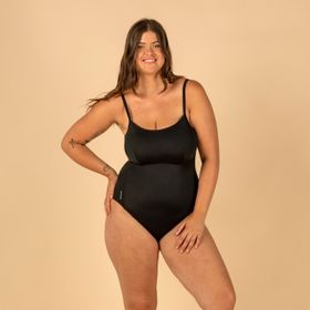 Decathlon Cloe Olaian Siyah Kadın Mayo