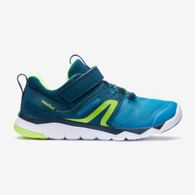 Decathlon Çocuk Pw 540 Jr Sarı Mavi Cırt Cırtlı Spor Ayakkabı