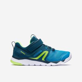 Decathlon Çocuk Pw 540 Jr Sarı Mavi Cırt Cırtlı Spor Ayakkabı