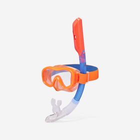 Decathlon Comfort 100 Turuncu Çocuk Şnorkel Maske Seti