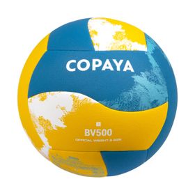 Decathlon Copaya Hibrit Sarı Mavi 500 Plaj Voleybolu Topu