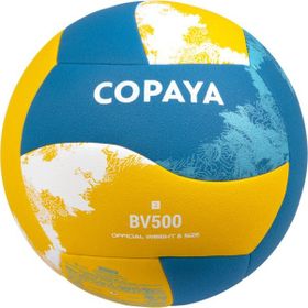 Decathlon Copaya Hibrit Sarı Mavi 500 Plaj Voleybolu Topu