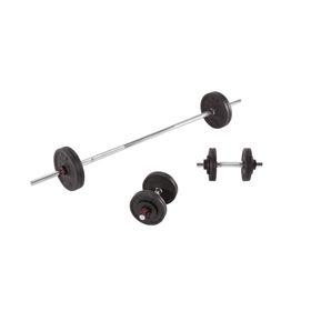 Decathlon Corength 50 kg Kas Geliştirme Ağırlık Seti