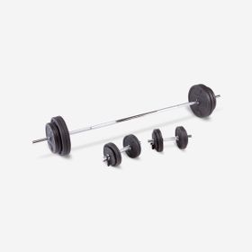 Decathlon Corength 93 kg Kas Geliştirme Ağırlık Seti