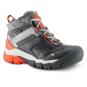 Decathlon Crossrock Quechua Gri Çocuk Su Geçirmez Bot