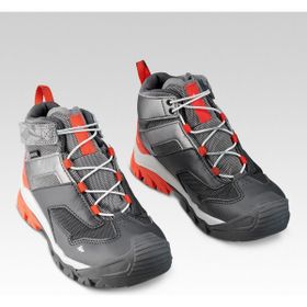 Decathlon Crossrock Quechua Gri Çocuk Su Geçirmez Bot