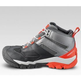Decathlon Crossrock Quechua Gri Çocuk Su Geçirmez Bot