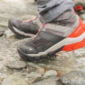 Decathlon Crossrock Quechua Gri Çocuk Su Geçirmez Bot